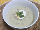 Crema de Puerros con Pera