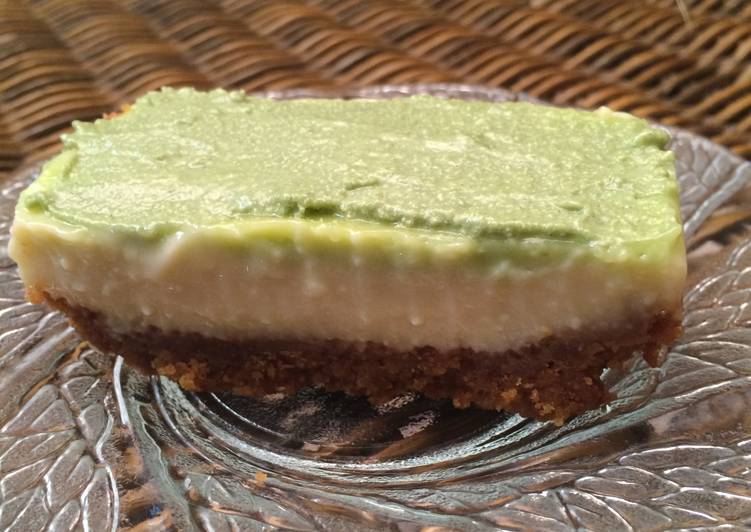 Langkah memasak Cheese Cake Green Tea Anti Gagal