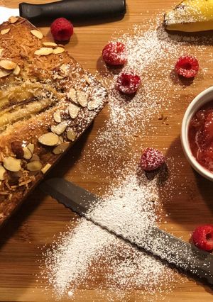 A picture of Banana Almond Bread.