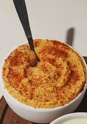 Una foto de Hummus de garbanzos