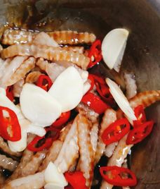 củ cải ngâm nước tương