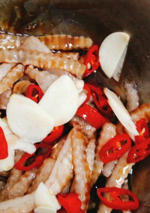Hình của món Củ cải ngâm nước tương.