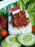 Sego Kucing Sambel Teri dan Orek Tempe Khas Angkringan