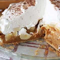 Una foto de Tarta dulce de leche y banana