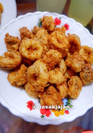 Foto resep Cumi goreng tepung simple