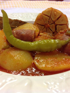Una foto de Patatas a la riojana