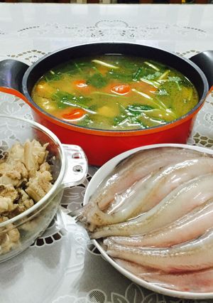 Hình của món Lẩu Cá Khoai .