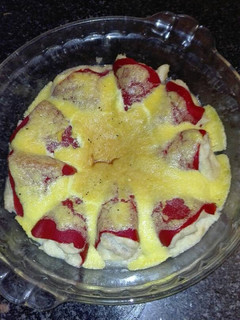 Una foto de Pimiento del piquillo relleno de bacalao a la muselina