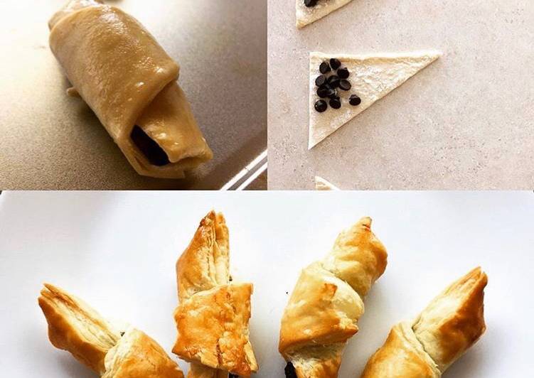 How to Make Super Quick Homemade Chocolate Croissant