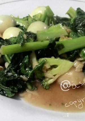 Foto resep kailan brokoli saus tiram