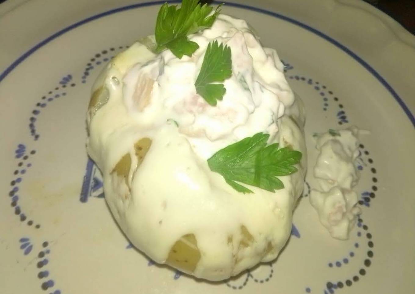 Papa Horneada a la Oaxaqueña