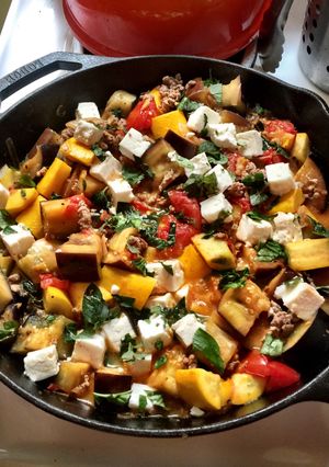 A picture of Greek Stew.