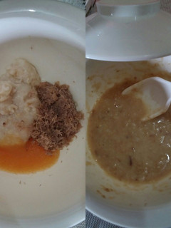 Foto resep Mpasi 6m-7m Oatmeal+daging sapi+puree wortel