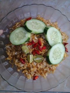 Foto resep Nasi Goreng Mie Terasi Pedas