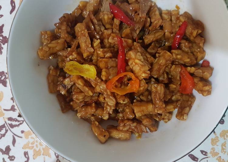 Sambel Kering Tempe Kriuk Pedas Manis