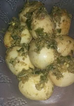 Foto resep Telur Balado Cabe Hijau