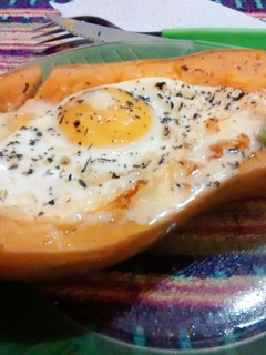 Una foto de Calabaza rellena