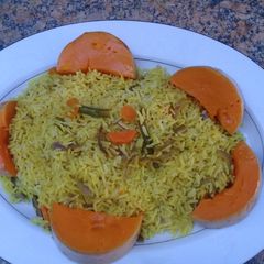 A picture of Yellow rice.