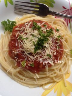 Foto resep Spaghetti Bolognese with Homemade Sauce