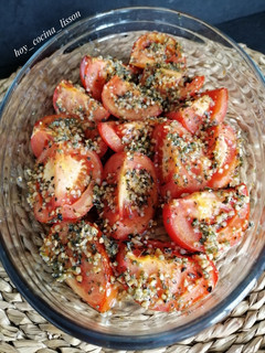 Una foto de Tomates confitados