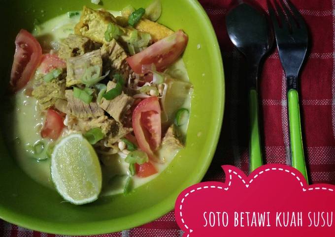 Soto betawi kuah susu