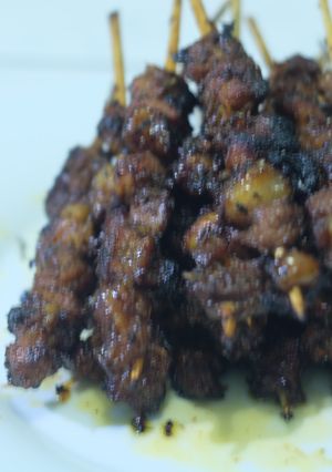 Foto resep Sate Kambing Bumbu Rendang