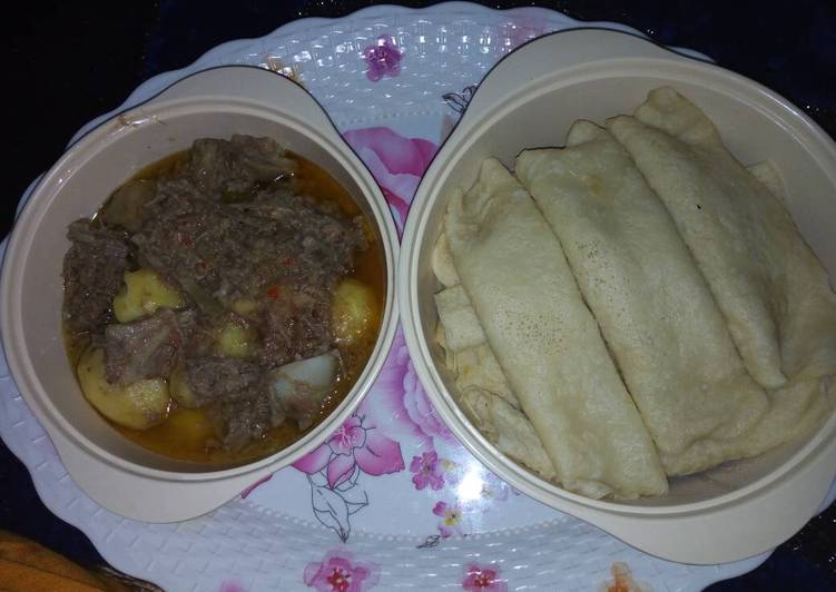 Steps to Prepare Award-winning Rabian bread with souce