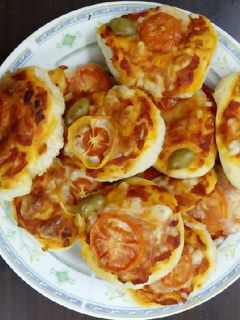 صورة لوصفة بيتزا