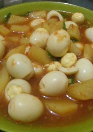 Foto resep Semur telur puyuh simple