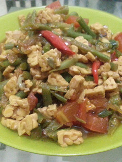 Foto resep Tumis buncis dan tempe