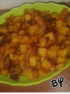 Foto resep sambal goreng kentang hati ampela (praktis gk pake ribet)