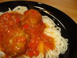 Espagueti con albondigas