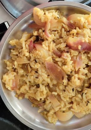 A picture of Boiled fried rice.