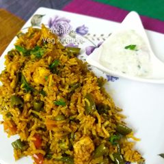 A picture of Veg Pulao.