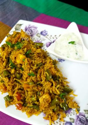 A picture of Veg Pulao.