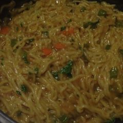 Indian noodles A picture of Indian noodles.