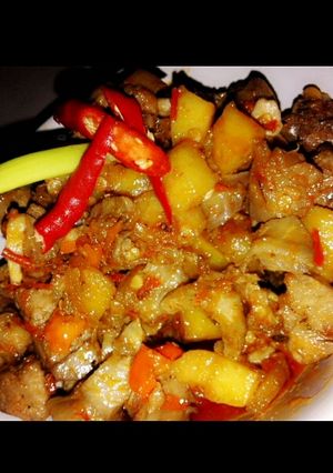 Foto resep BALADO KENTANG AMPELA ATI