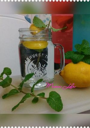 Foto resep Inflused water lemon mint
