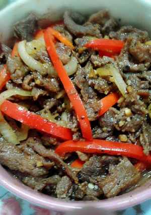 Foto resep Sapi Lada Hitam Praktis