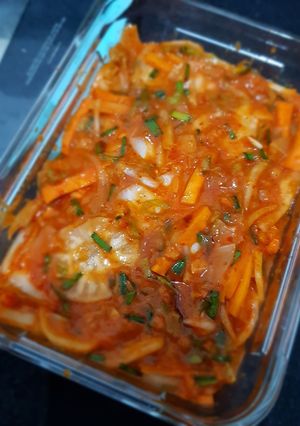 Foto resep Kimchi Lobak dan Sawi Putih