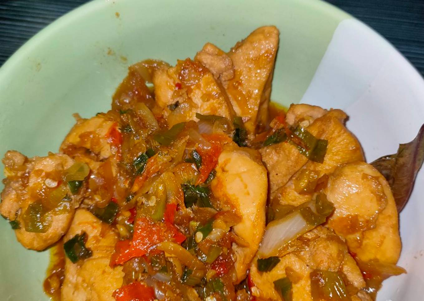 Ayam kecap pedas