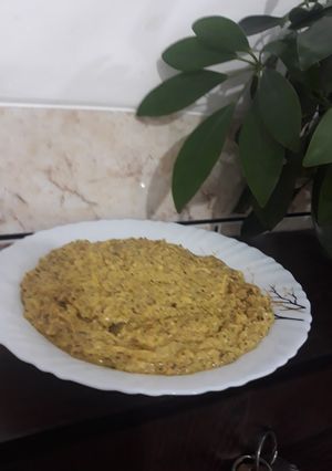عکسی از دستور ماست و بادمجان وکدو