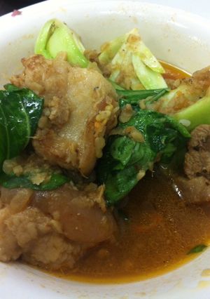 Foto resep Sup Sapi Pokchoy Asam Pedas