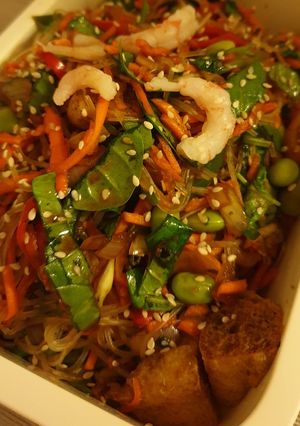 Foto resep Thai vermicelli salad (Salad bihun a la Thailand)