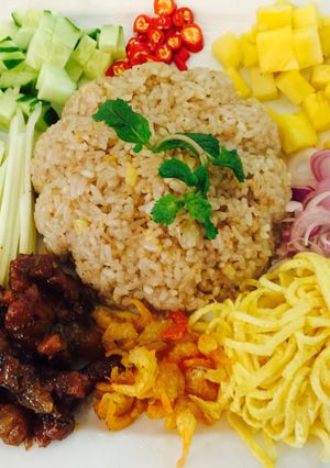 Hình của món Cơm chiên mắm ruốc kiểu Thái .