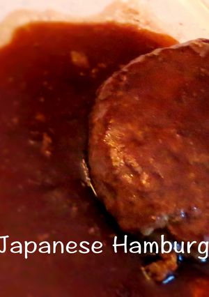 A picture of Delicious Japanese Hamburg Steak.