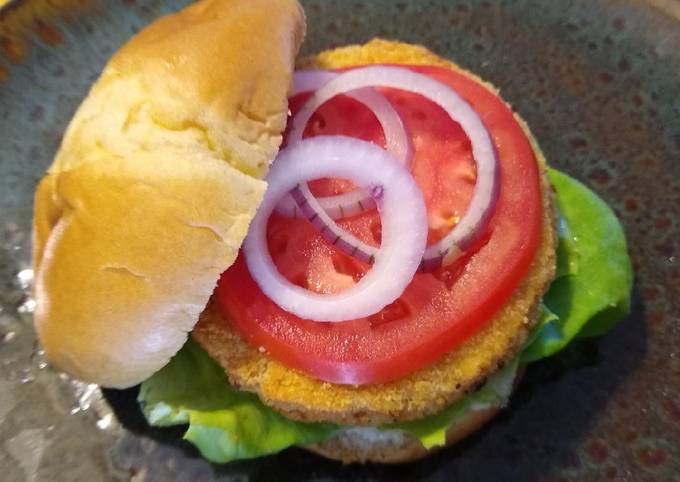 Recipe of Quick Vegetarian Chicken Burger