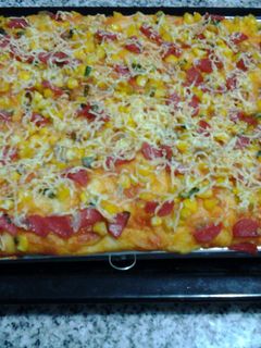 Foto resep Pizza jagung sosis