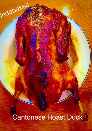 Hình của món Cantonese Roast Duct (Vịt quay Quảng Đông).