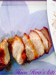 Hình của món Xá xíu kiểu Tàu (Chinese BBQ Pork or Char Siu).